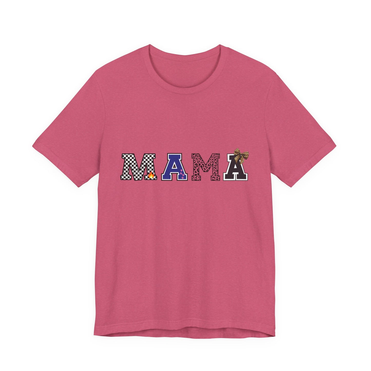 Mama Graphic Tee — Playful Patterned Lettering for Moms