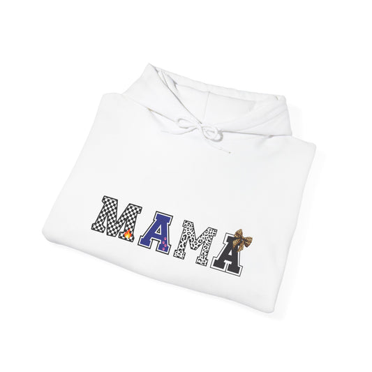 Mama Graphic Hoodie — Cute Patterned Letters Mom Pullover