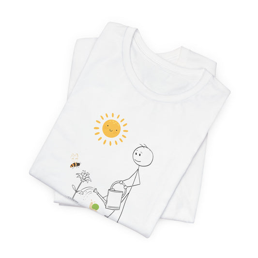 Garden Vibes Tee — "I'd rather be in the garden" Short Sleeve T-Shirt