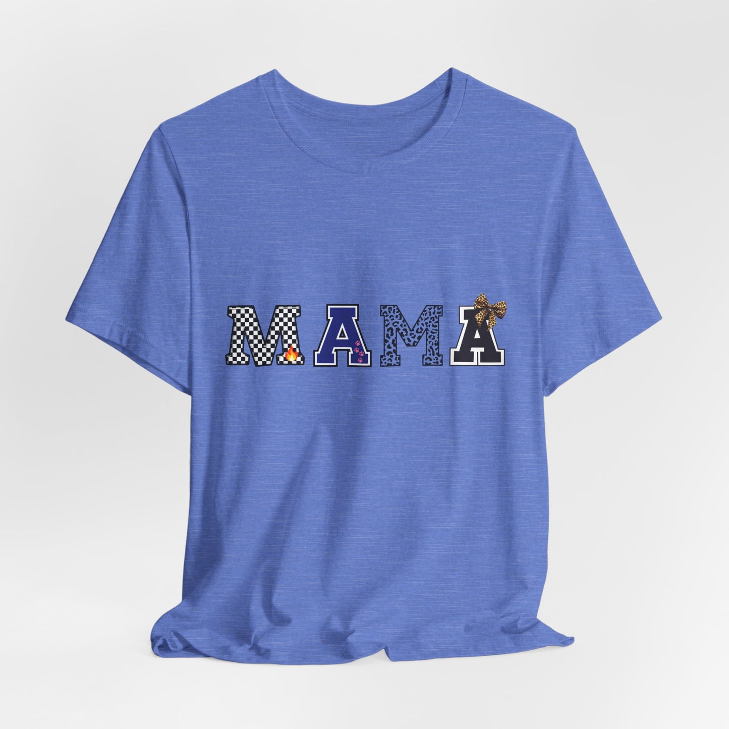 Mama Graphic Tee — Playful Patterned Lettering for Moms