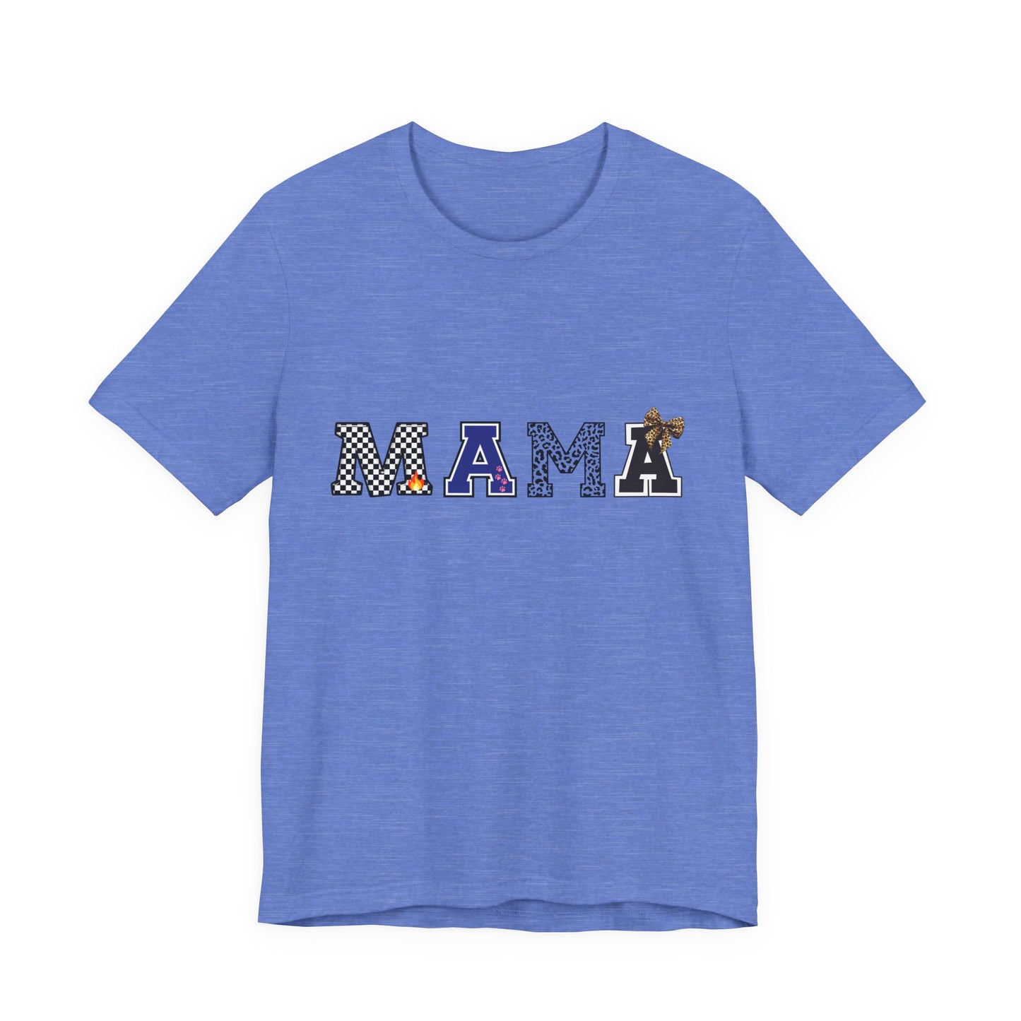 Mama Graphic Tee — Playful Patterned Lettering for Moms